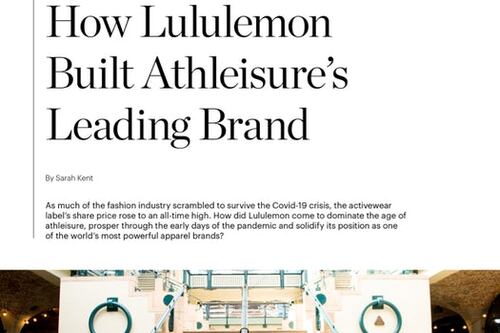 Case Study | How Lululemon Built Athleisure’s Leading Brand