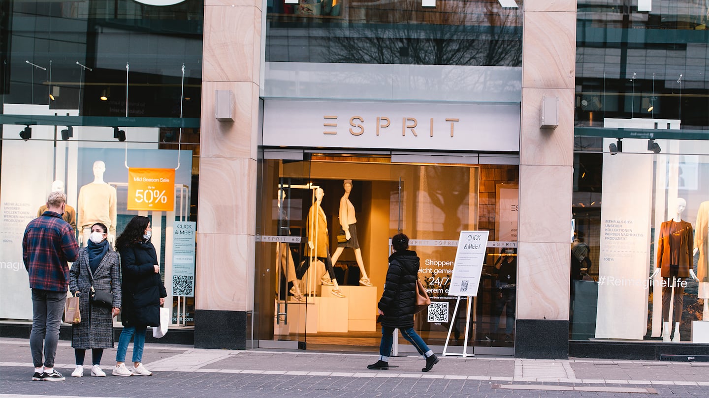 Esprit store in Europe.