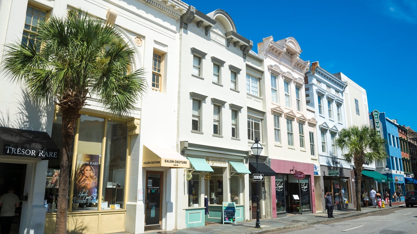 Charleston's King Street is the hub of the city's retail and fashion scene.