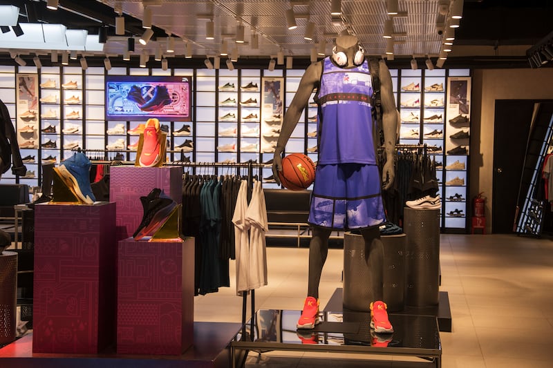 Anta Store in Johor Bahru, Malaysia.