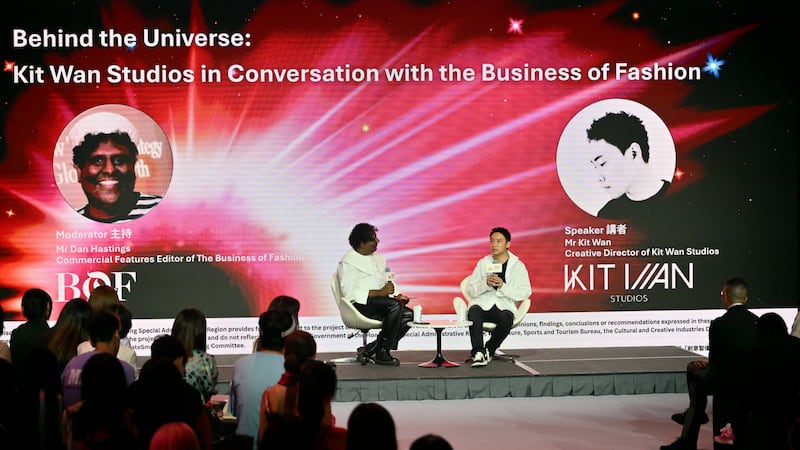 Two days after his show, Kit Wan sat down with BoF’s commercial features editor Dan Hastings for a live conversation in front of a live audience.