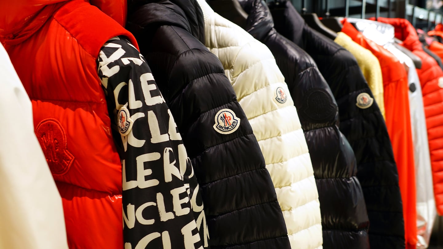 First quarter sales at Italian fashion group Moncler jumped by 60 percent.