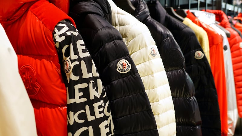 First quarter sales at Italian fashion group Moncler jumped by 60 percent.