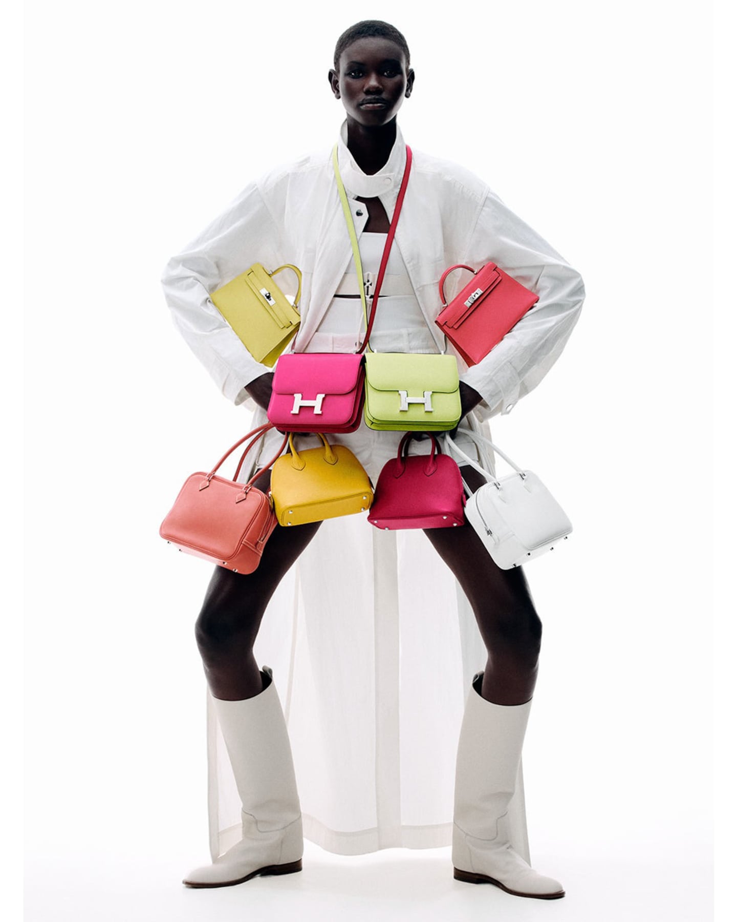 Julian Song photographed a campaign for French luxury brand Hermès.