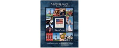 Ralph Lauren's America 250th commemorative stamp collection.