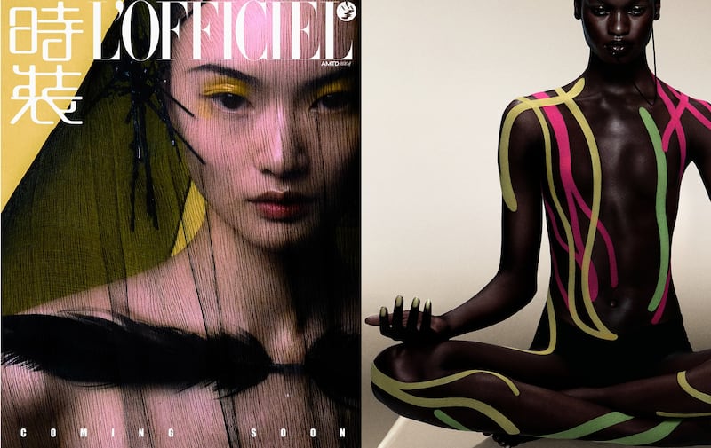 Editorial images for A Magazine and L'Officiel China photographed by Wu Zeng.