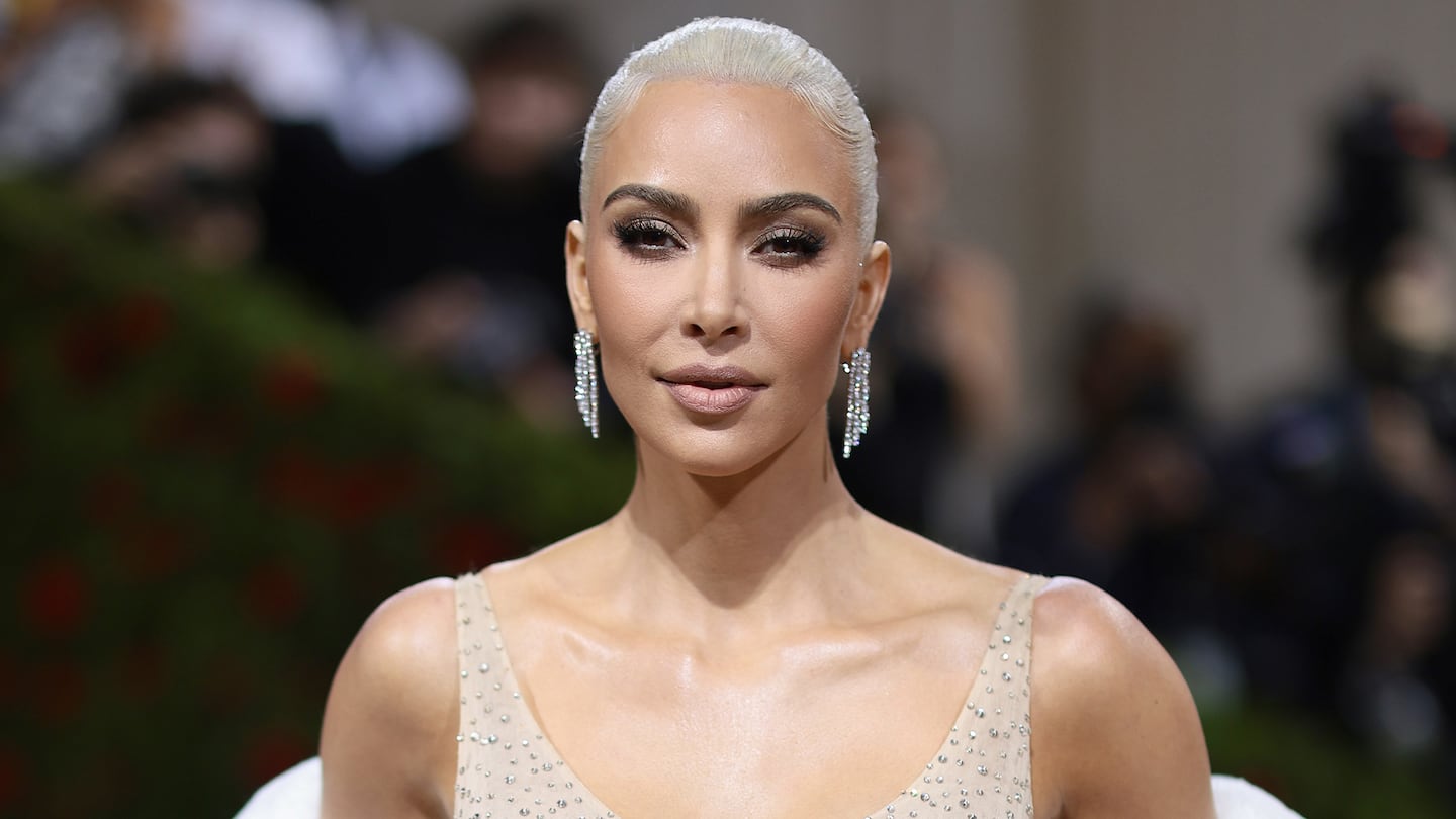 Kim Kardashian at The 2022 Met Gala Celebrating "In America: An Anthology of Fashion."