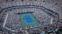 Topshot Arthur Ashe Stadium USA Open.
