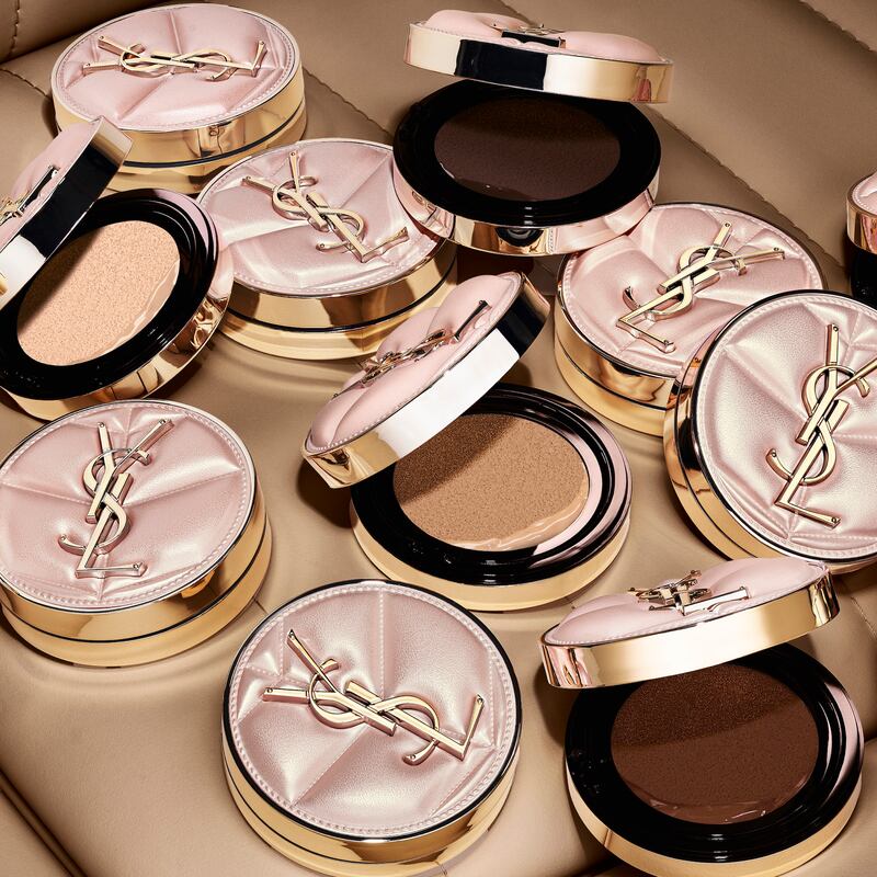 A range of YSL's cushion foundations