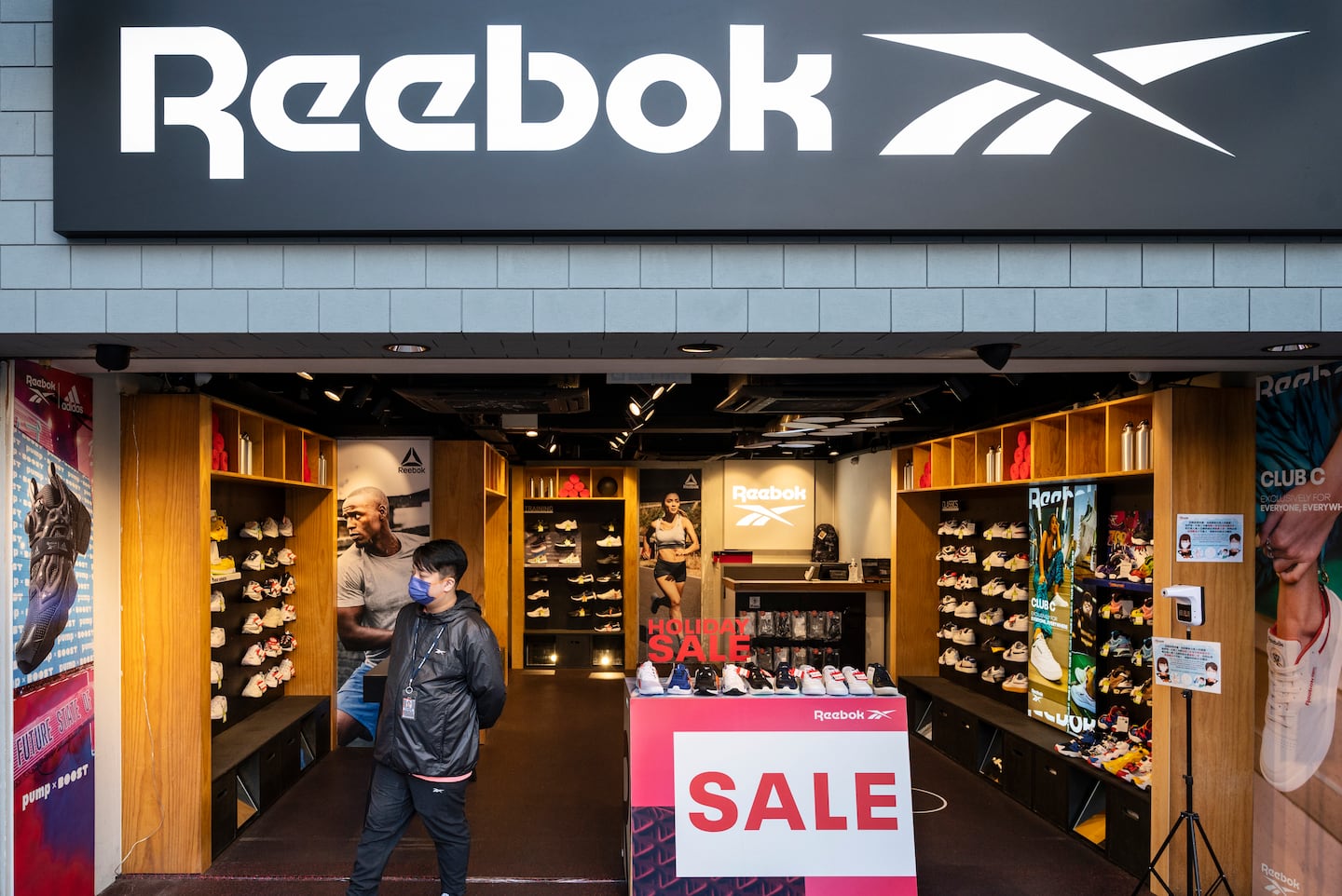 A Reebok store in Hong Kong. Getty Images.