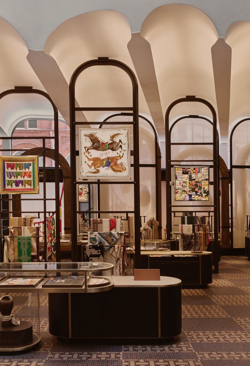 Hermès has unveiled an ultra-luxurious mega-boutique at 166 New Bond Street.