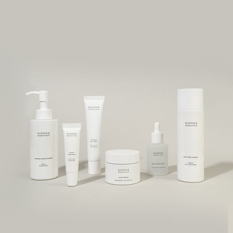 Kinfolk Notes' skincare range