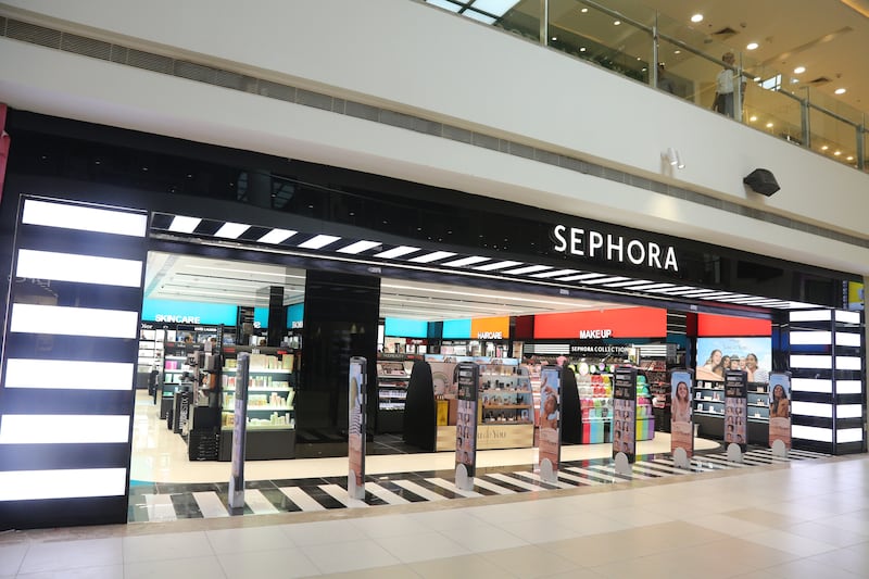 One of Sephora's 26 stores across India. Sephora.