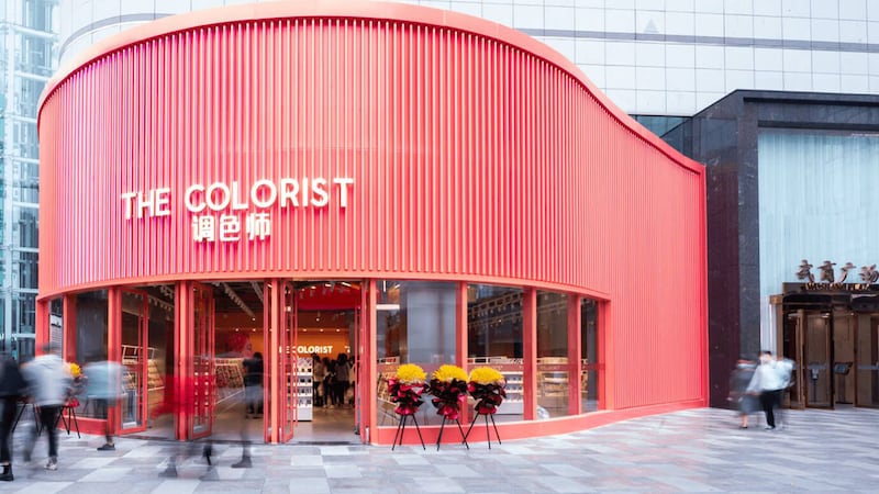 The exterior of one of The Colorist's 300-plus stores. KK Group.