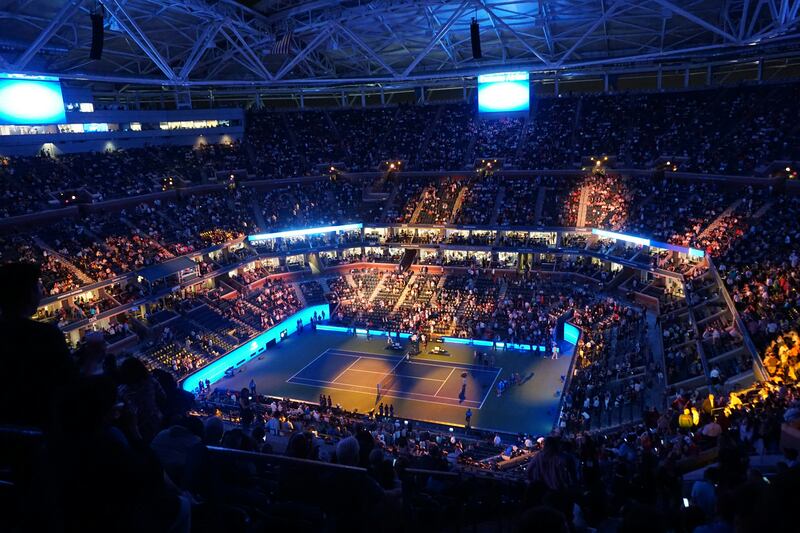 A photo of the US Open