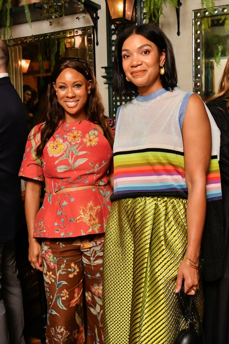 Google Shopping's Stephanie Horton and Sherri McMullen, founder of McMullen, at the BoF x Shop With Google dinner celebrating New York Fashion Week SS24.