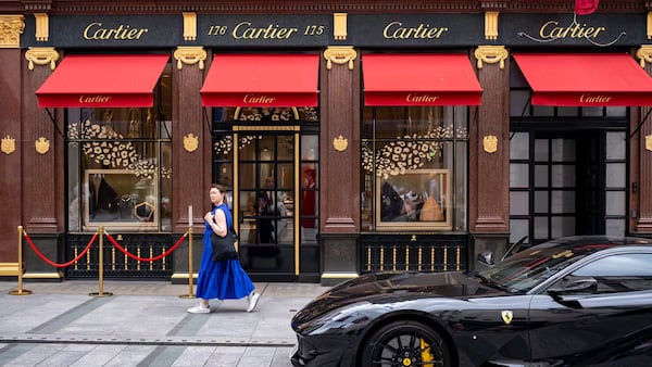 The Cartier store on Bond Street, London.