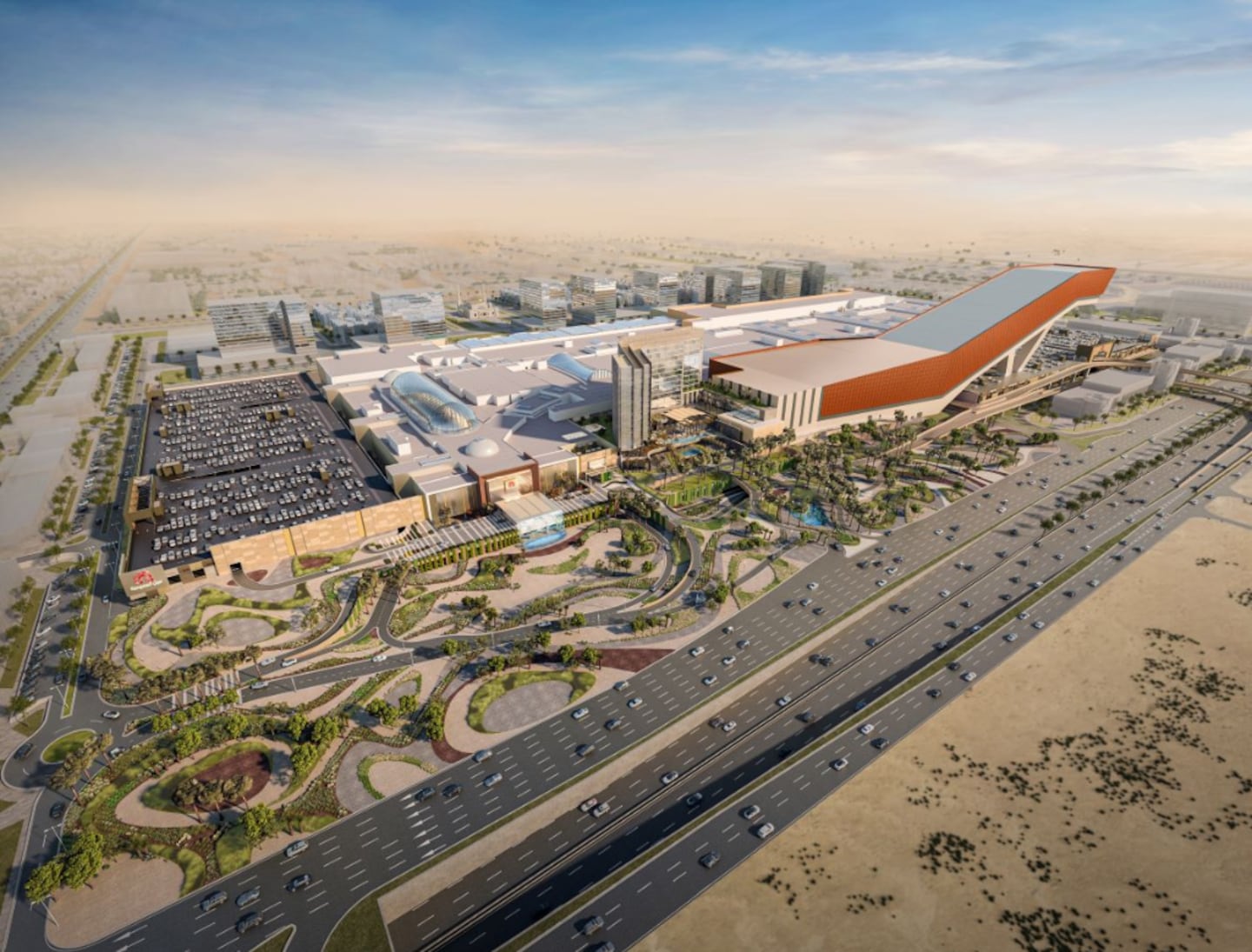 A rendering of the future Mall of Saudi. Majid Al Futtaim