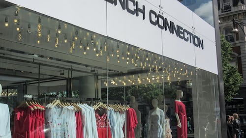 French Connection First-Half Sales Halve