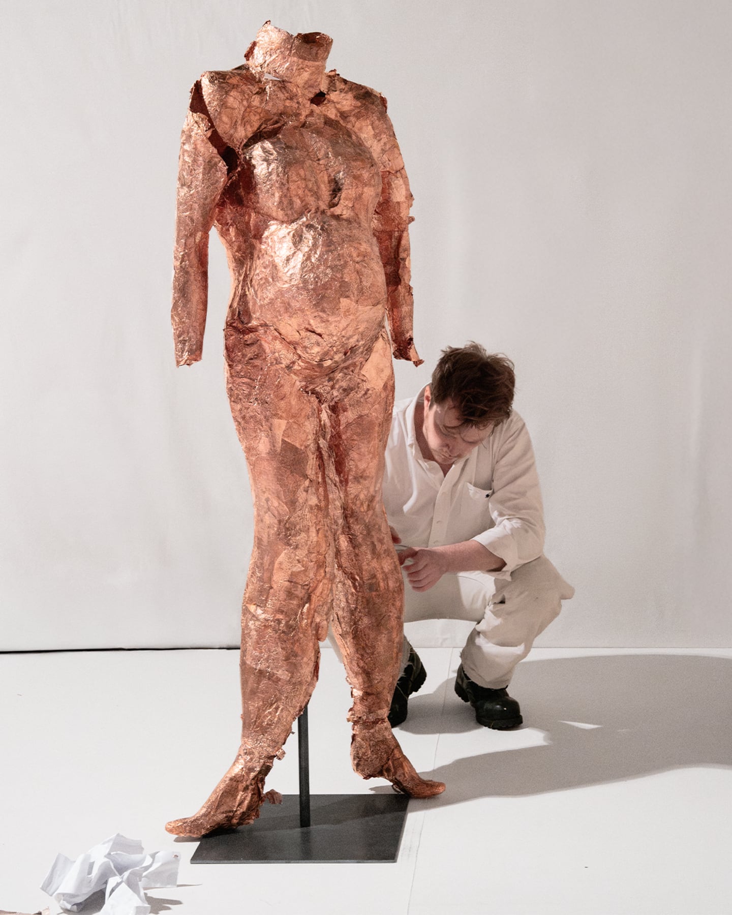 Harry Pontefract is exhibiting pieces from his startup label Ponte at Dover Street Market Paris this week.