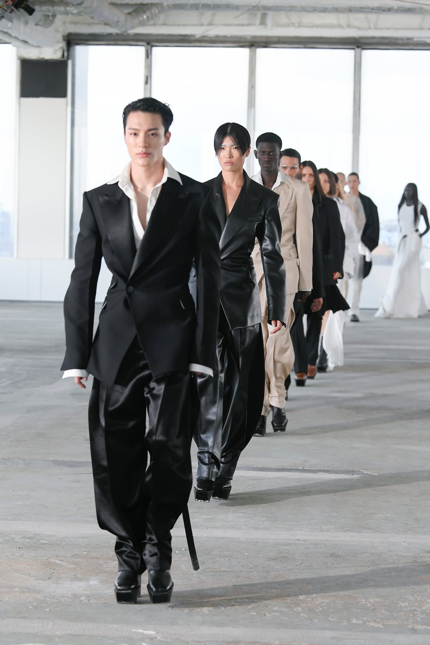Models walk the runway at American Womenswear Designer of the Year nominee Peter Do's Spring/Summer 2023 show.
