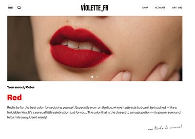 Violette-Fr launches March 30.