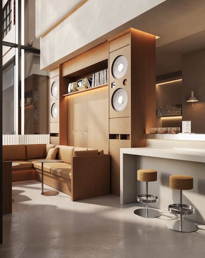 Postcard is a listening bar opened by Monos.