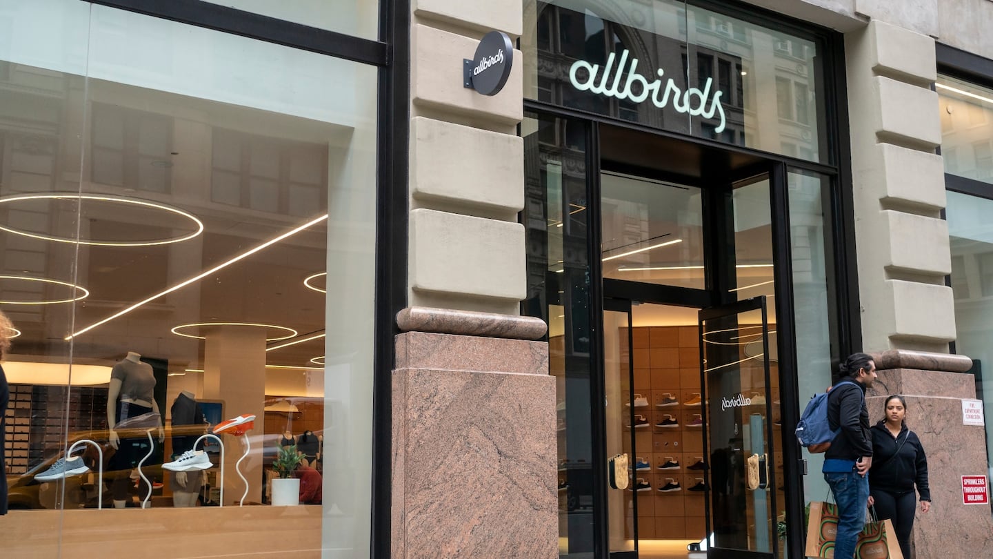 An image of an Allbirds store.