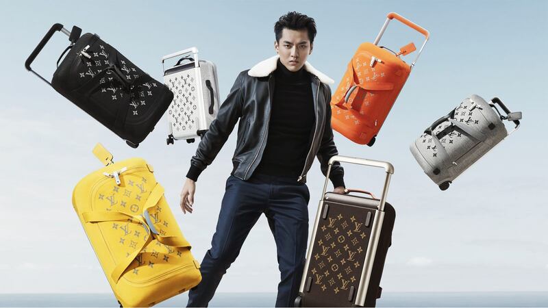 Louis Vuitton's campaign featuring actor and rapper Kris Wu. Louis Vuitton.