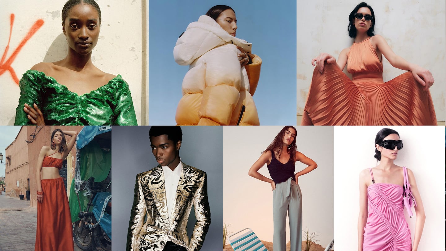 Campaign imagery from: Ganni, Mackage, ALC, Sir the label, Tom Ford, Veronica Beard, Alyx.