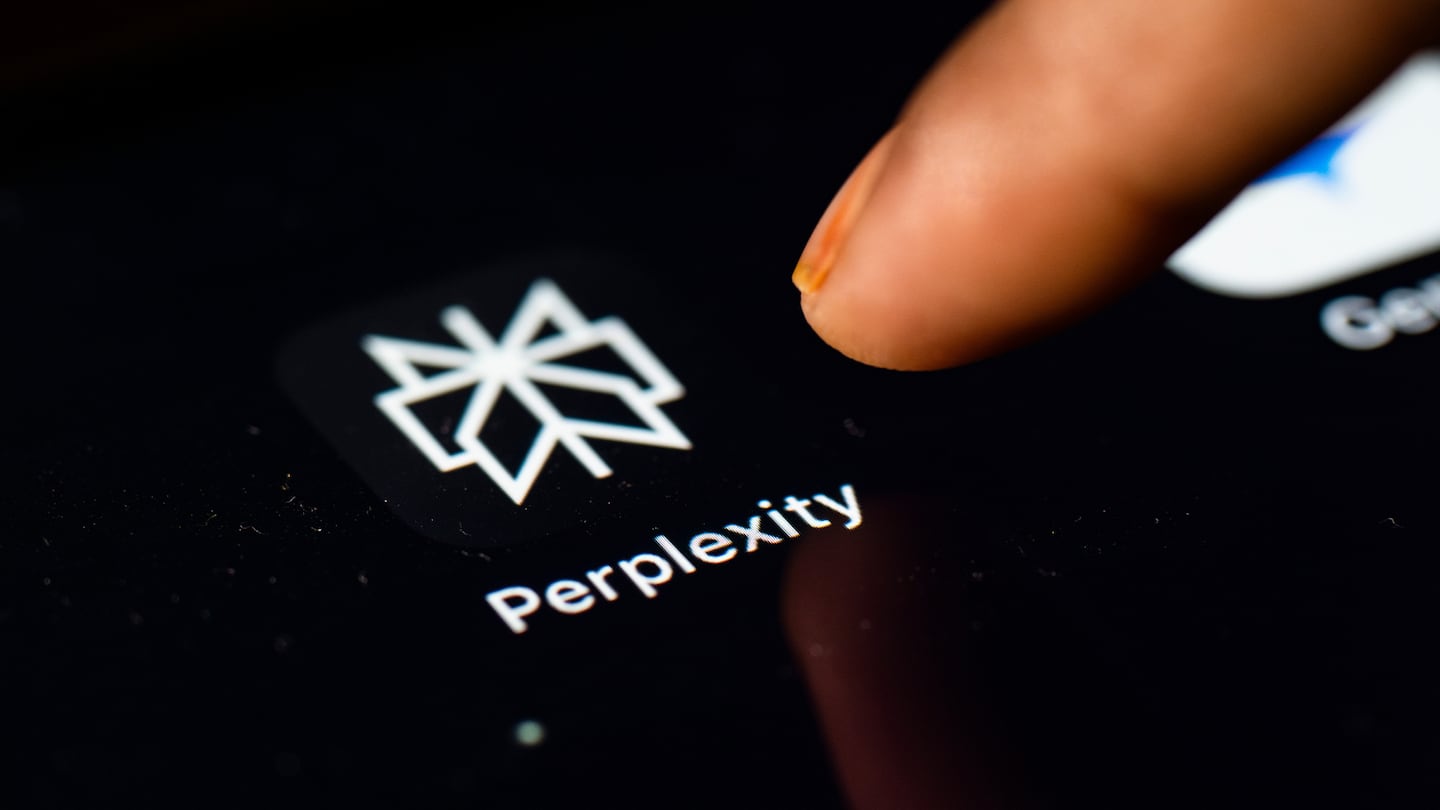 Perplexity app.