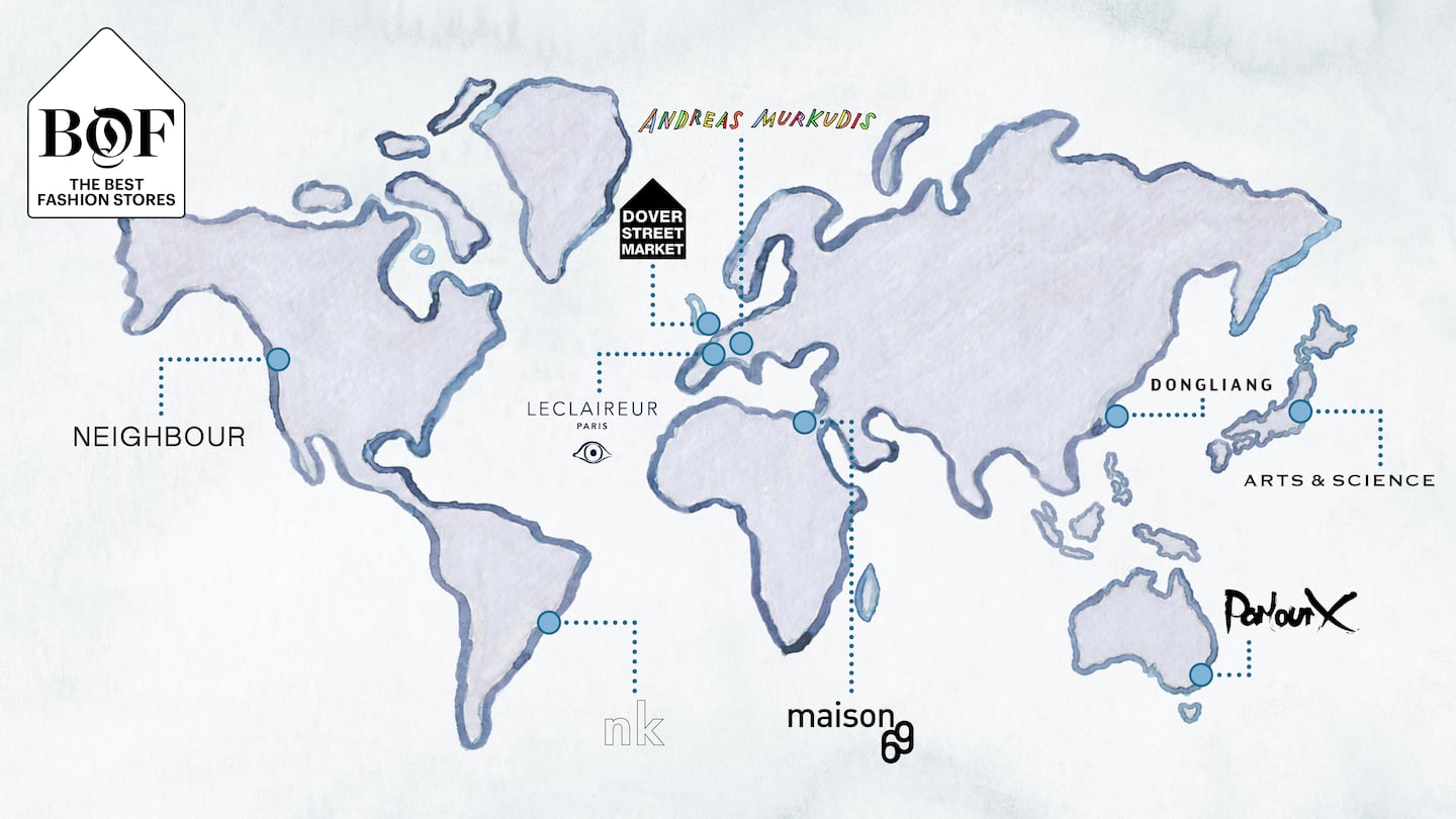 Map of independent retail