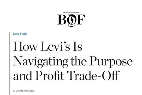 Case Study | Can Levi’s Corporate Values Survive a Crisis?