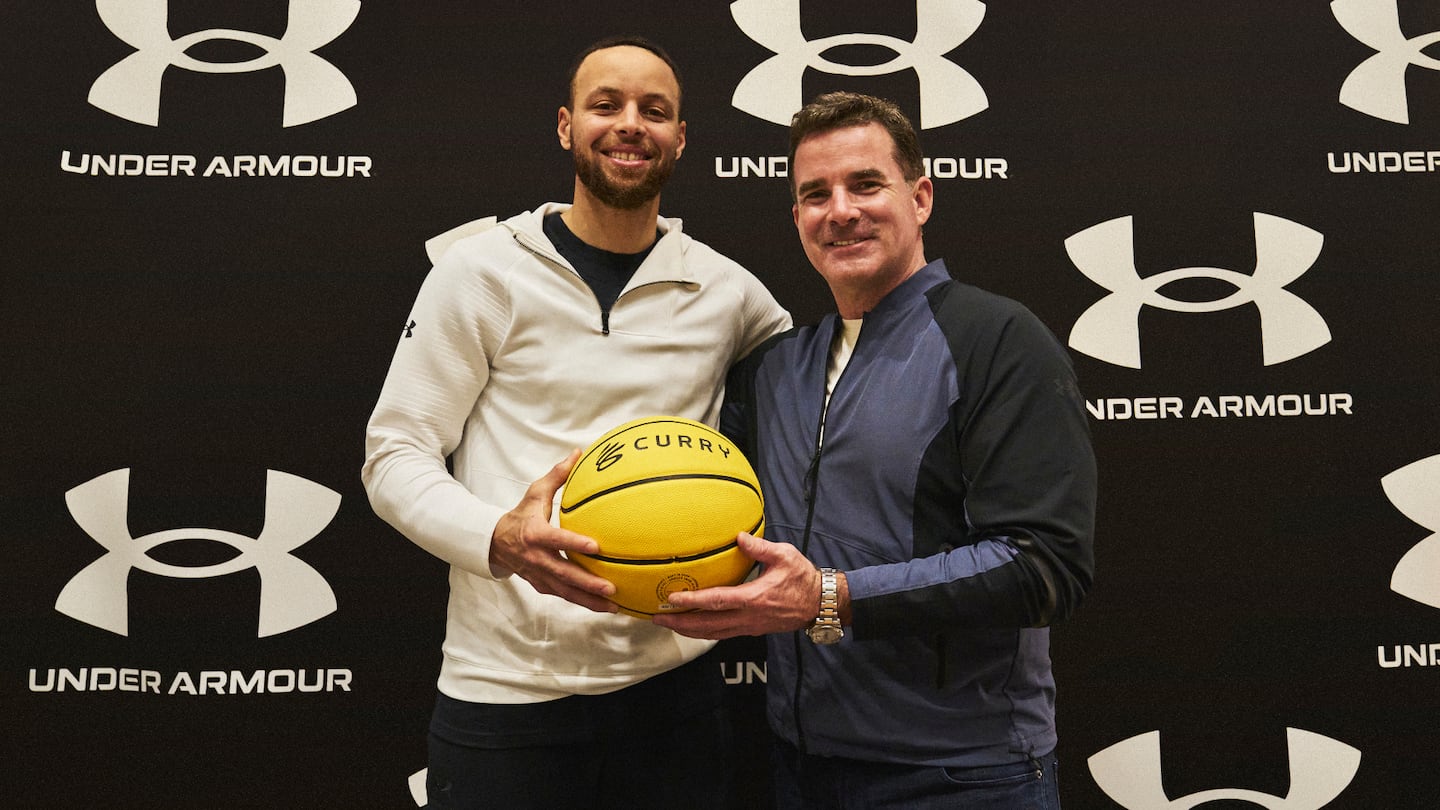 Kevin Plank and Steph Curry