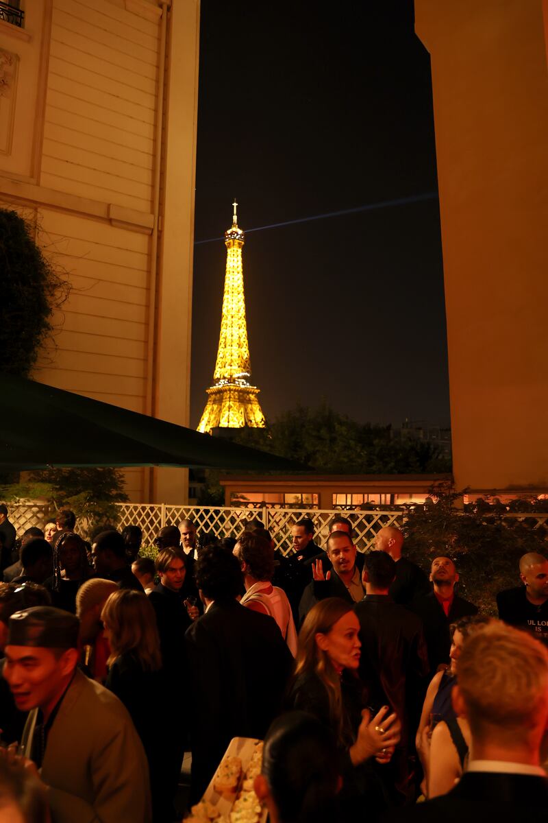 <<enter caption here>> attends the #BoF500 Gala during Paris Fashion Week at Shangri-La Hotel Paris on September 30, 2023 in Paris, France.