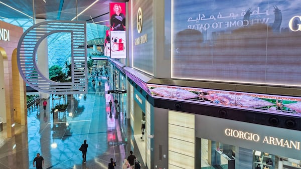 An airport interior