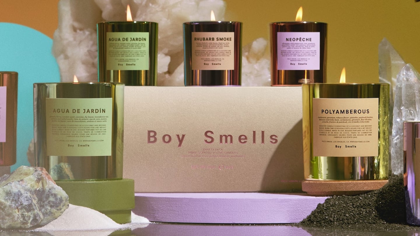 Boy Smells product imagery.