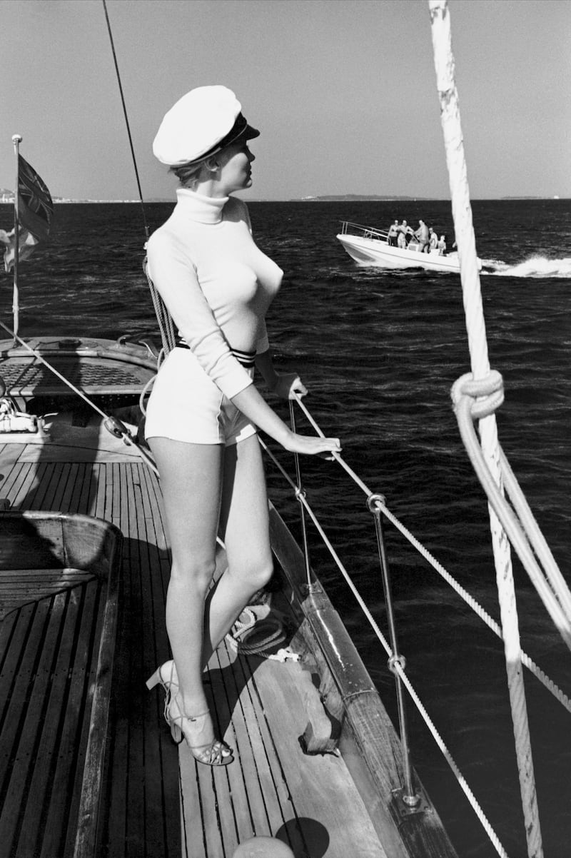 Helmut Newton, Winnie Off the Coast of Cannes, France, 1975.