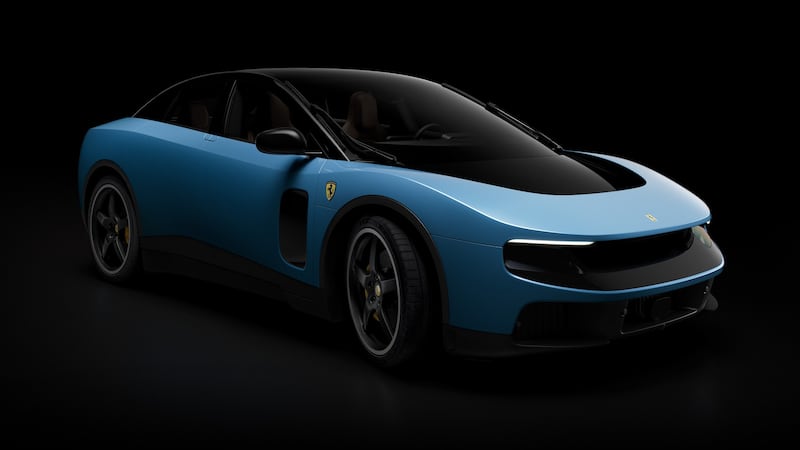 Ferrari shares tumbled 8 percent in Milan after the reveal of the iconic carmakers first EV, the Luce.
