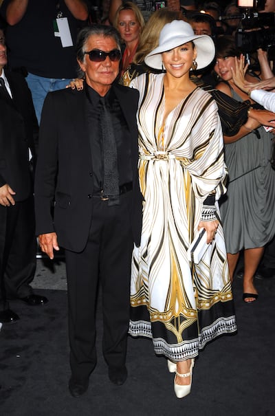 Roberto Cavalli’s designs were worn by the likes of Beyoncé and Jennifer Lopez.