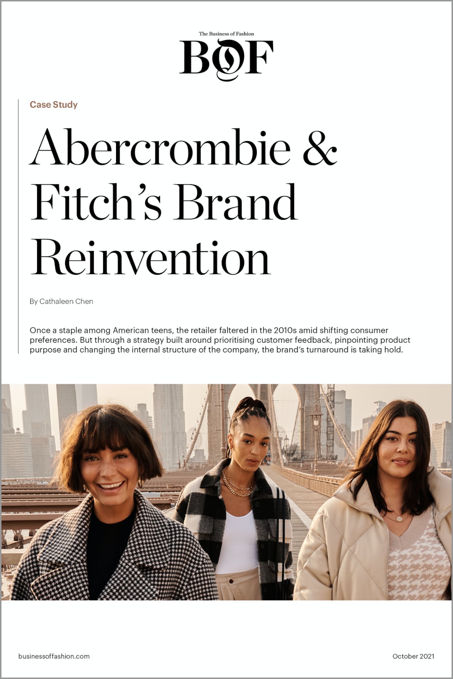 Abercrombie & Fitch Case Study Cover