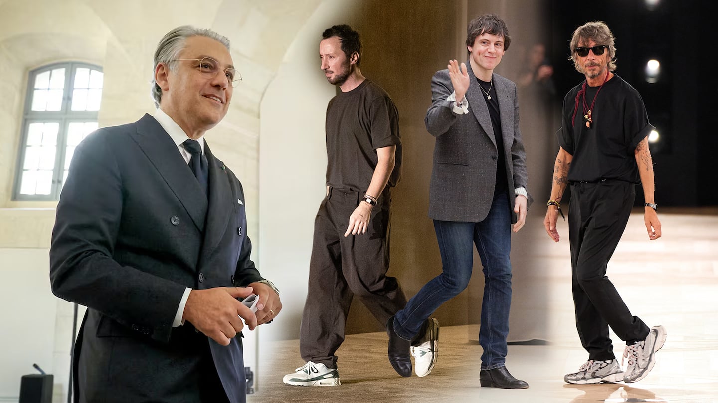 Luca de Meo, Anthony Vaccarello, Seán McGirr and Pierpaolo Piccioli.