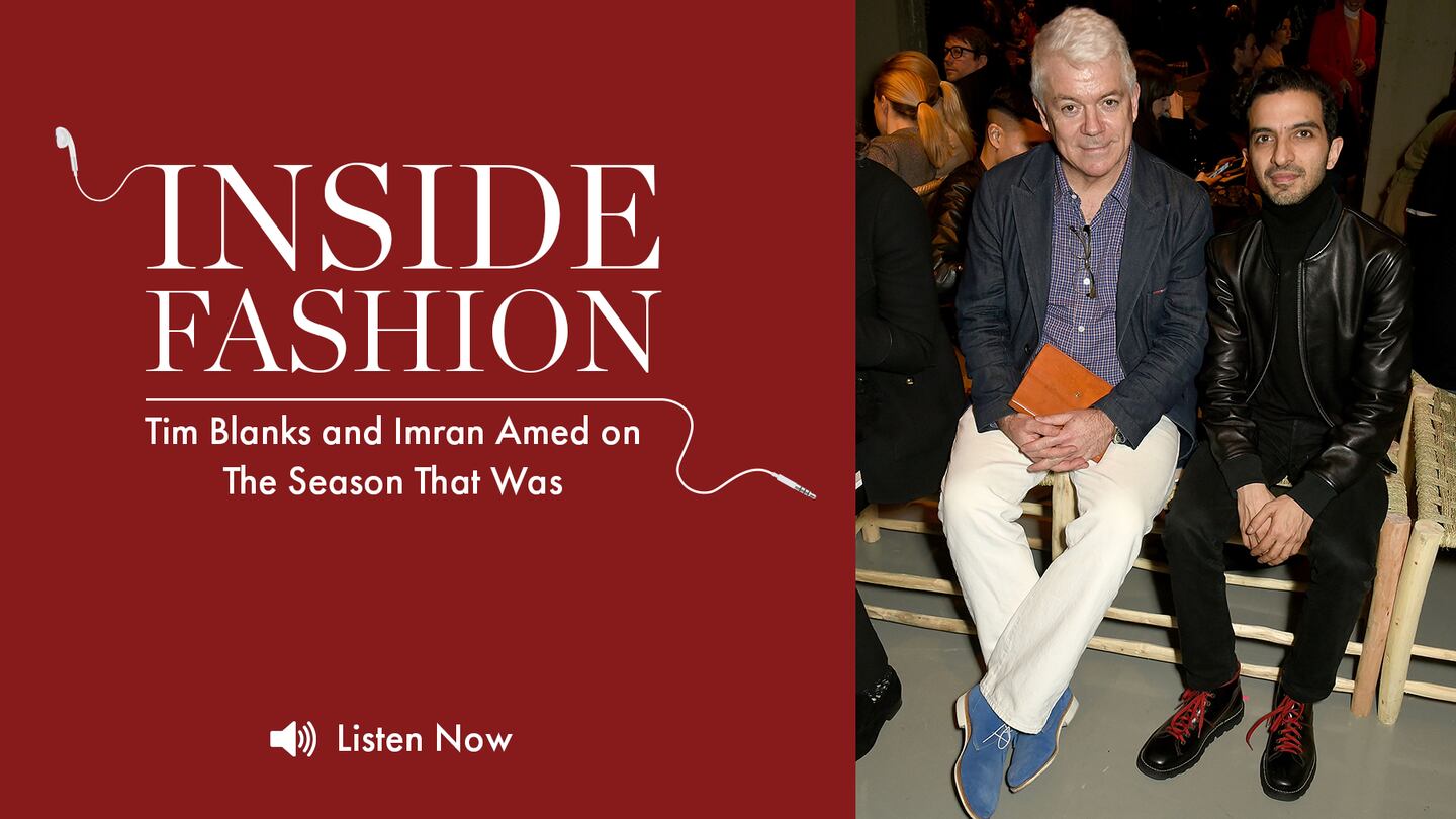 Tim Blanks and Imran Amed sit down to discuss fashion week. BoF.