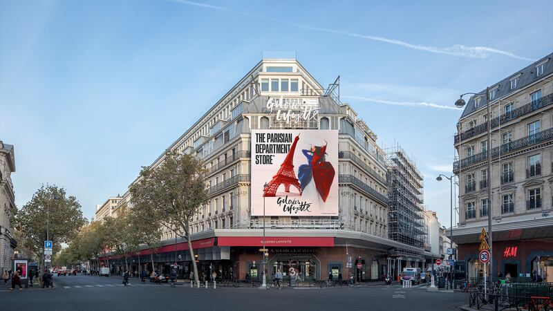 Galeries Lafayette in Paris.