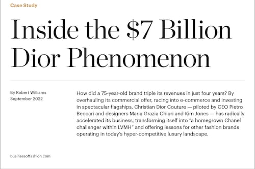 Case Study | Inside the $7 Billion Dior Phenomenon