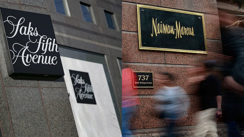 The parent of Saks Fifth Avenue sealed a $2.65 billion deal to buy rival Neiman Marcus with help from Amazon.