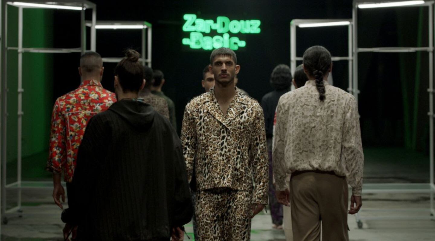 Iranian based label, Zar-Douz, showed on the first day of Arab Fashion Week Men's. Arab Fashion Week