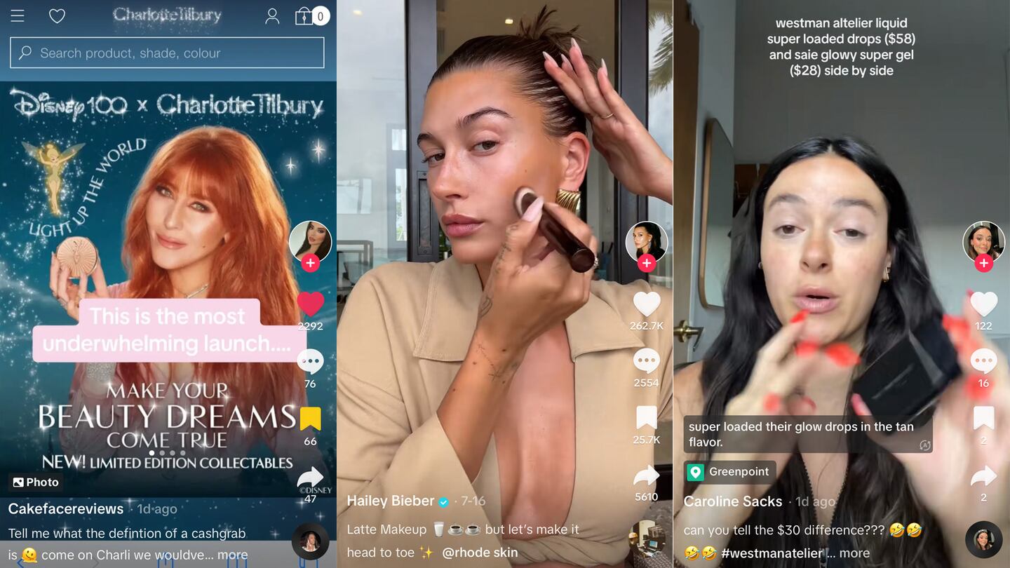 This week, TikTok can’t stop talking about Hailey Bieber’s coffee makeup, Westman Atelier and Charlotte Tilbury’s deal with Disney.