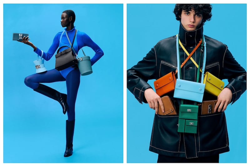 Campaign images for Hermès photographed by Julian Song.