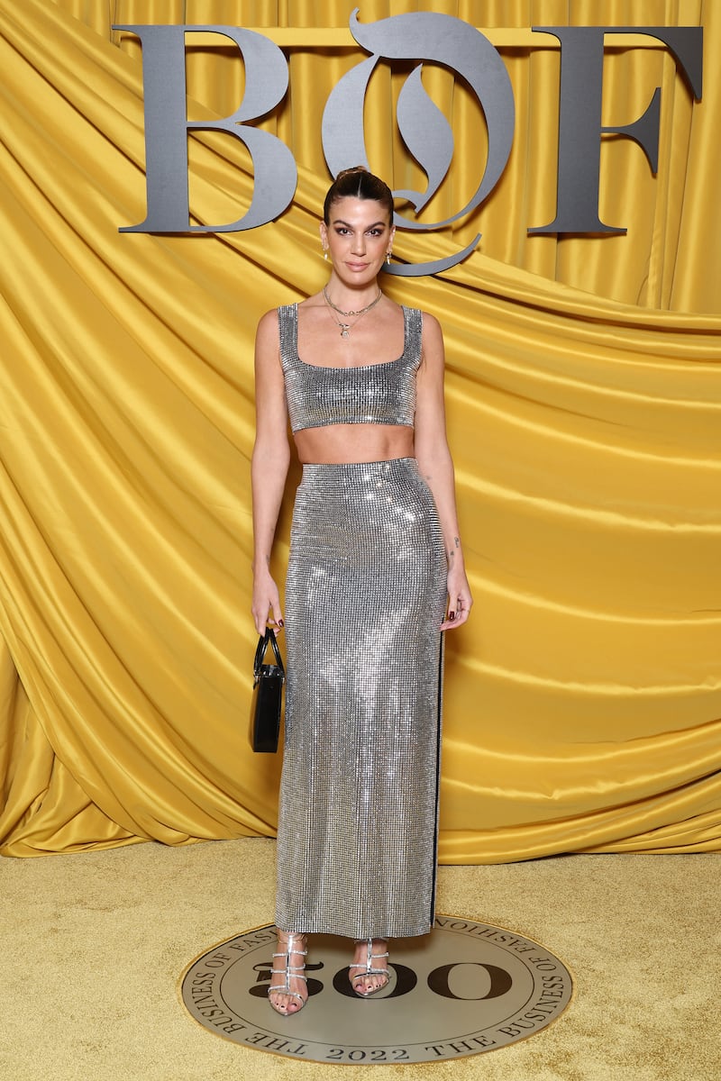 Bianca Brandolini, model, from Italy, attends the #BoF500 gala during Paris Fashion Week.